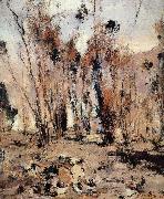 Nikolay Fechin Landscape of New Mexico painting